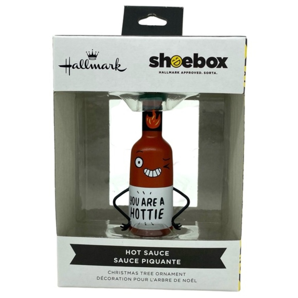 Hallmark Hot Sauce Bottle Ornament New